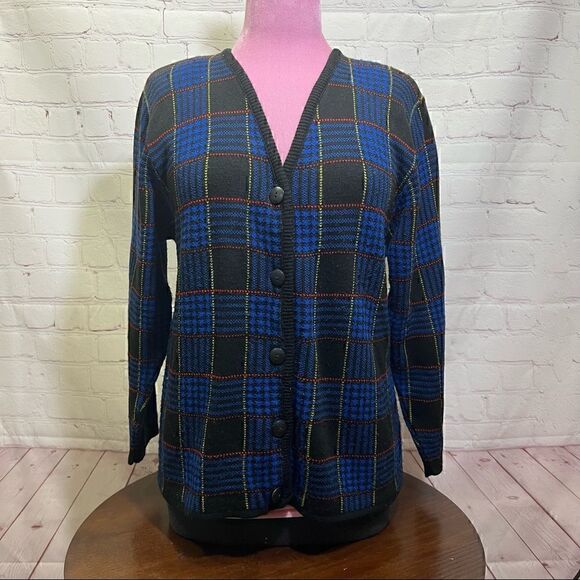 14 VINTAGE NORTON MCNAUGHTON CARDIGAN. Preppy - Picture 5 of 13